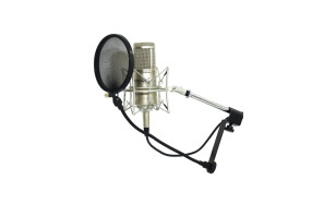 OMNITRONIC Mikrofon-Popfilter schwarz