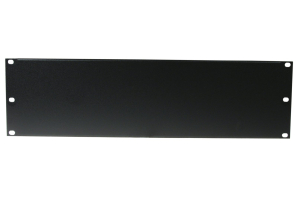 OMNITRONIC Frontplatte Z-19U, Stahl, schwarz 3HE