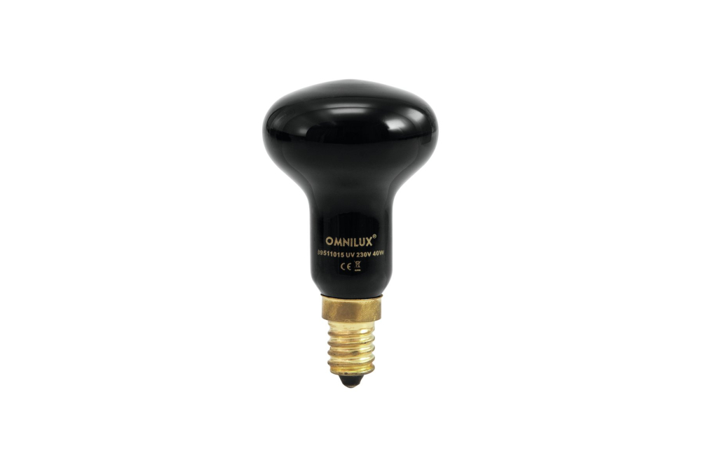 OMNILUX R50 230V 40W E-14 UV Reflektorlampe (Deko Schwarzlichteffekt)