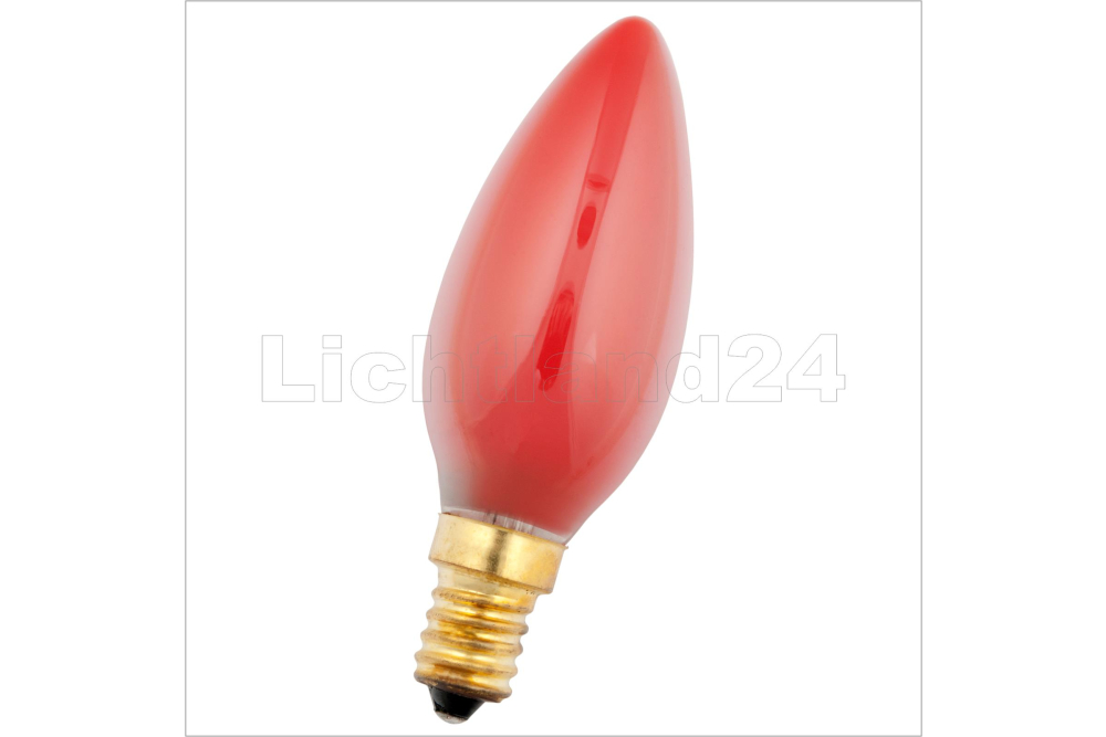 Glühlampen farbig 25W E27  rot red     illumination Lichterkette 5 St Allg