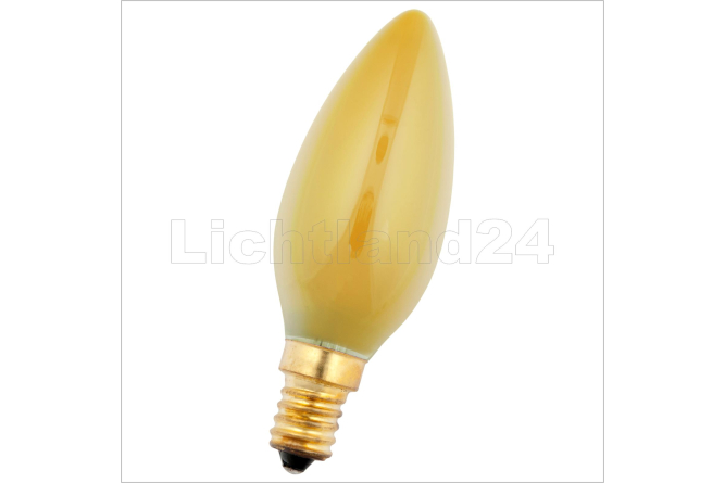 E14 - farbige Kerzenlampe, 25 Watt gelb