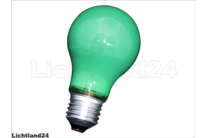 E27 - farbige Gl&uuml;hbirnen 60 Watt gr&uuml;n