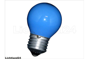 E27 - farbige Tropfen Glühlampen 25 Watt blau