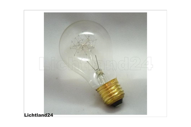 E27 - Edison Retro nostalgie Industrie A60 Glühlampe...
