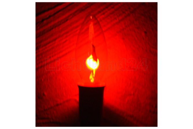 E14 - Flammen Kerze C35 Glühlampe Flicker...