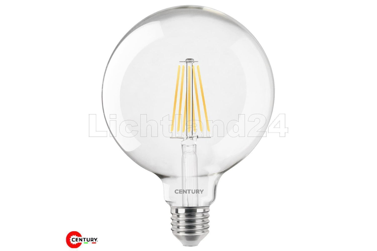 E27 LED Filament Globe INCANTO = 150W G125-16W 4000K Glühbirne Lampe 