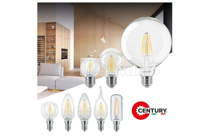 INCANTO E27 LED Filament Birne = 150W A60-16W 2700K Glühbirne Lampe 