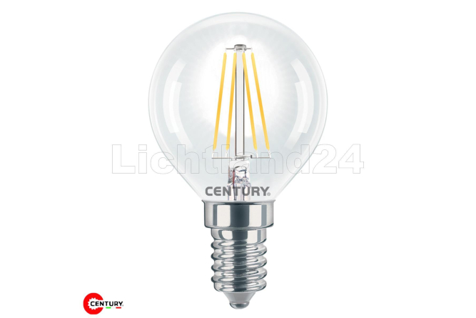 E14 LED Filament Tropfen - INCANTO - G45 - 2W (= 25W) 2700K - 2er Blister 