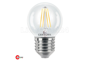 E27 LED Filament Tropfen - INCANTO - G45 - 6W (= 60W) 4000K - 2er Blister 