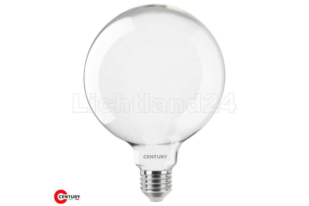 G125-16W INCANTO 4000K Glühbirne Lampe = 150W E27 LED Filament Globe 