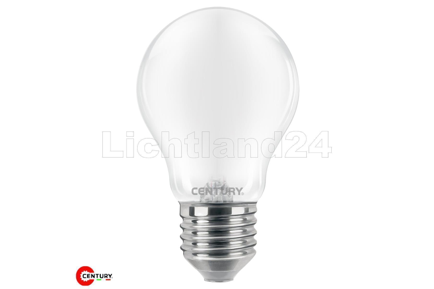 A70-10W 6000K Glühbirne Lampe = 100W E27 LED Filament Birne matt INCANTO 