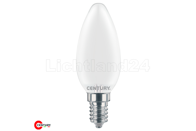 E14 LED Filament Kerze matt - INCANTO - C35 - 4W (= 40W)...