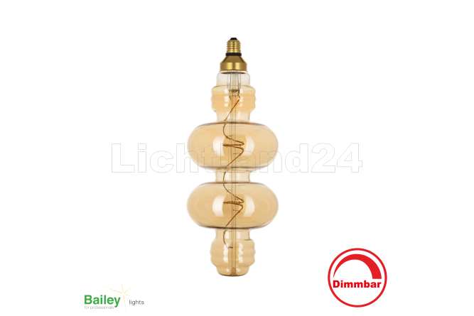 BOTTLES - E27 - LED Lampe "Art-Deco" Gold - 4W...
