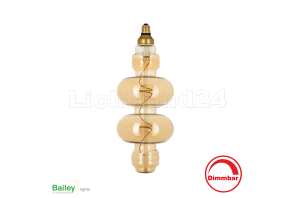 BOTTLES - E27 - LED Lampe "Art-Deco" Gold - 4W - 2200K (dimmbar)