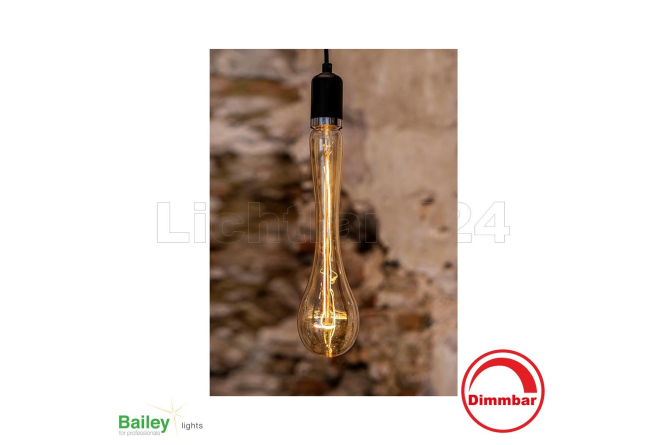 BIG FAMILY - E27 - LED Lampe "Big Drop" - 4W - 2200K Gold (dimmbar)