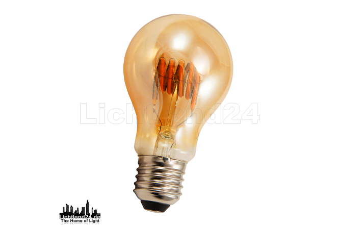 RETRO SPIRAL - E27 - LED Filament Glühlampe A60 - 4W...