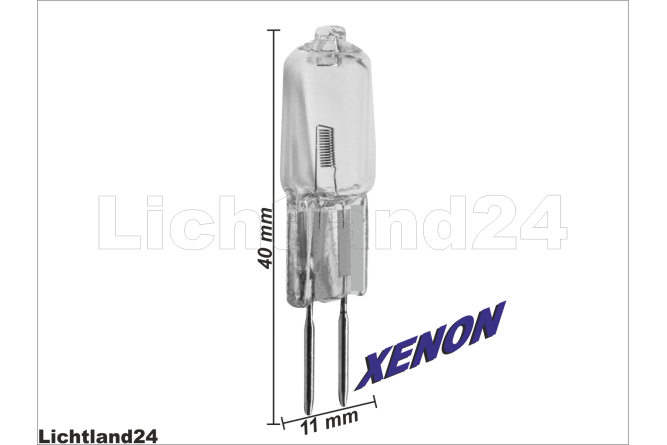 GY6.35 - XENON Halogen Stiftsockel Lampe 35 Watt - klar-