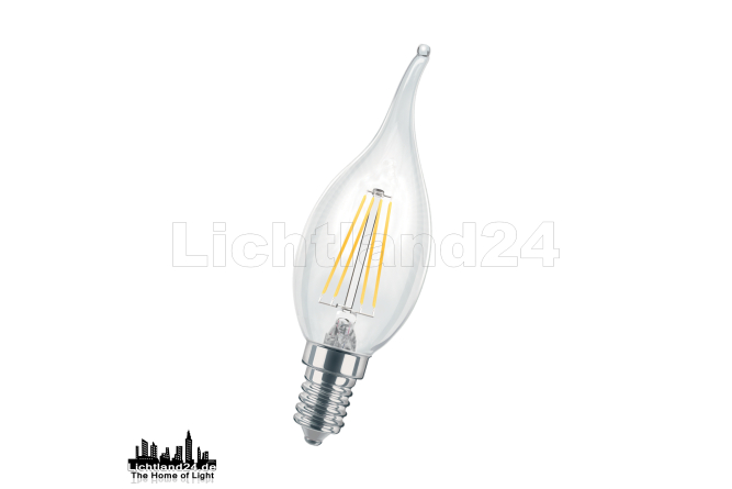 E14 LED Filament Windstoßkerze C35 - 2W (= 25W) 2700K
