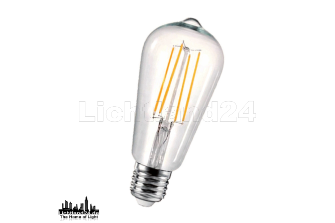 E27 LED Filament Edisonbirne ST64 - 4W (= 40W) 2700K