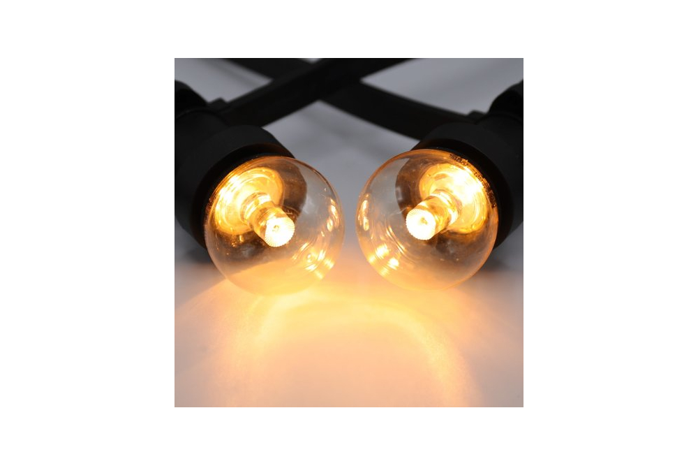 E27 City LED - 1 Watt G45 Tropfenlampe LENS extra warmweiß 2000K (vergl. 7W)