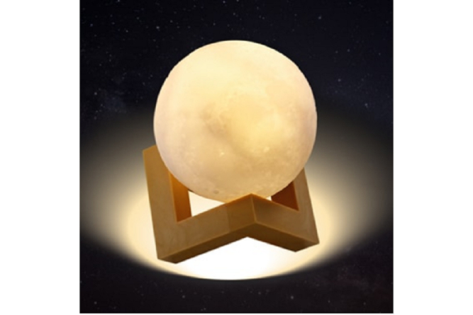 LED Moonlight Nachtlicht im 3D Mond Printing