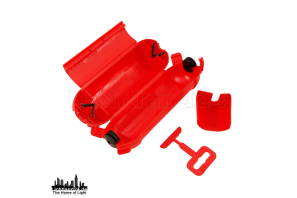 Gartenbox rot, Sicherheitsbox, Schutzbox - für Steckerverbindungen (IP44)