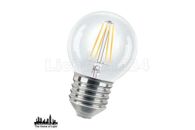 E27 LED Filament Tropfen G45 - 6W (= 80W) 2700K